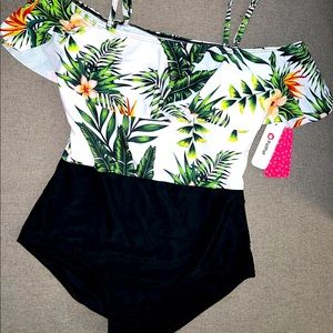 Women’s Large Palm Bathing Suit 👙 ☀️